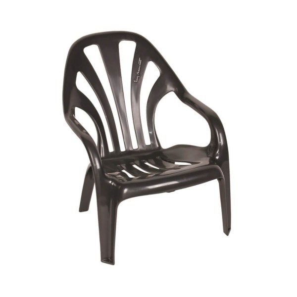 Fauteuil bas en résine Boléro - Stamp - Usage extérieur - Empilable par 12_2