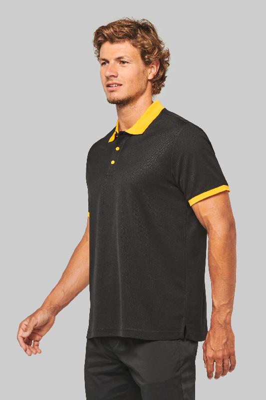 Polo piqué performance homme - PROACT - Réf: PA489 - 100% polyester - Maille piquée Cool Plus_2