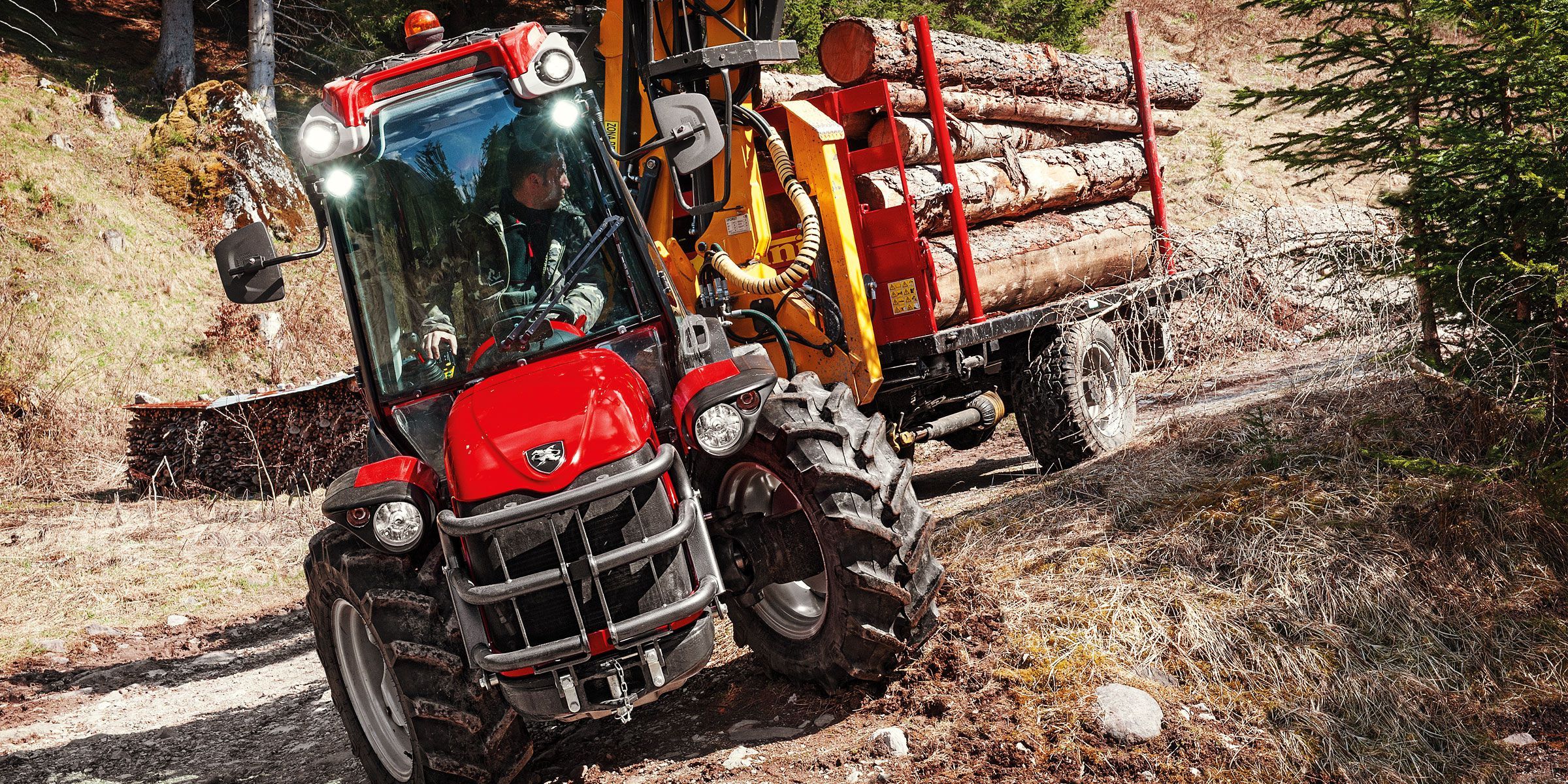Tony 10900 TR - Tracteur agricole Antonio Carraro - 98 CV, capacité 2400 kg, moteur Kubota 4 cyl. Turbo, transmission continue_2