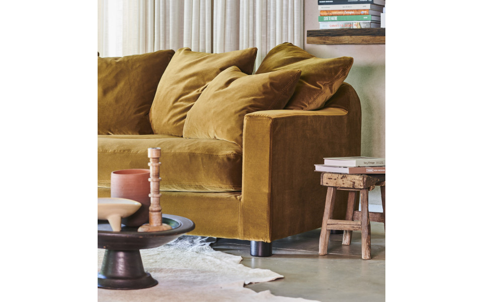 Fauteuil Blagnac 90×85 cm - Home Spirit - Confort plumes et structure en hêtre_2