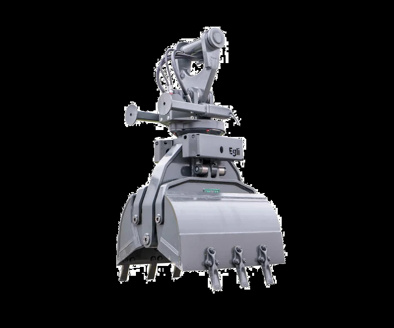 Grappin pour fondation de mât Egli - vérin hydraulique central - jusqu'à 350 bar - pour pelle 13-22 t_2