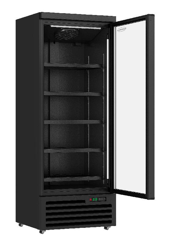 Réfrigérateur 1 porte en verre noir jde-600r bl 7455.2242 COMBISTEEL_2
