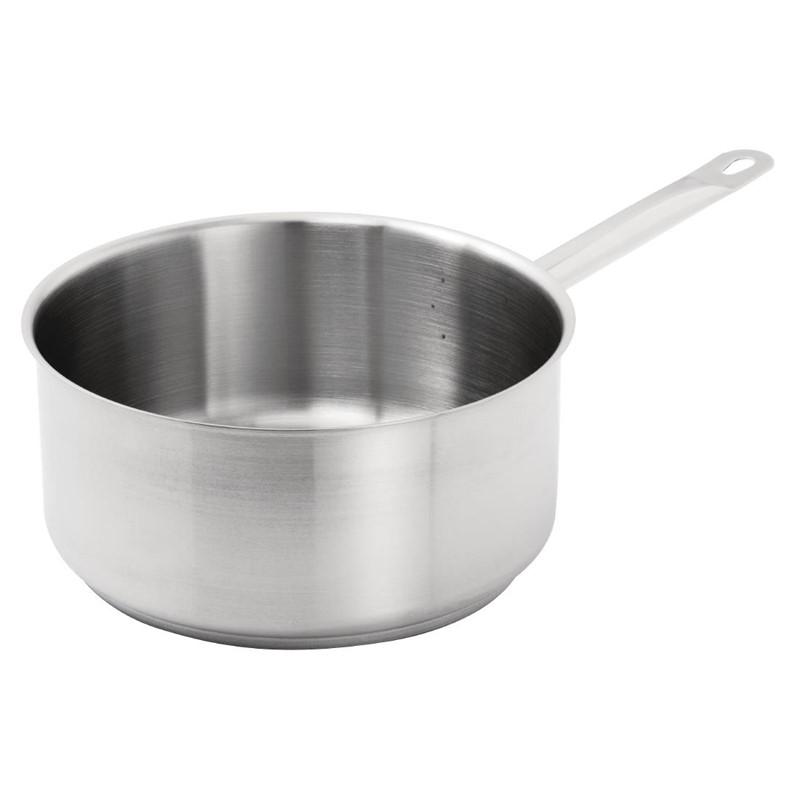 Casserole en inox avec couvercle 5L | Vogue - SA605_2