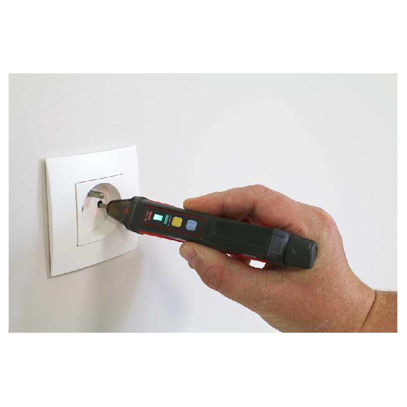 FITEST15 - Détecteur de tension AC sans contact avec lampe torche intégrée, IP67, mode basse tension et protection 1000V CAT IV_2