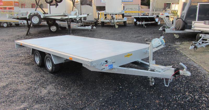 Remorque porte voiture - Humbaur Universal 3000 - châssis acier galvanisé, plancher alu renforcé, 3000 kg PTC_2