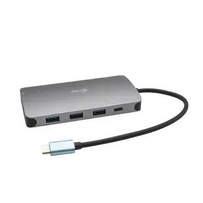 Usb-c metal nano dock hdmi/vga with lan + charger 100w_2
