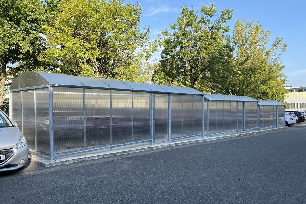 Abris sécurisés à toit arrondi - Série ATE - Serrure un point ou à code mécanique_2