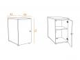 Bureau compact VALMONT sur caisson - Normatic_2
