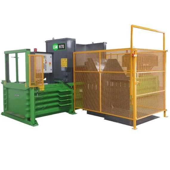 Presse à balles hydraulique horizontale grands volumes - Balles de 450 à 800 kg - H70 pour matériaux difficiles_2