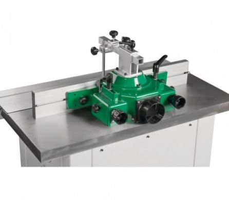 Toupie à bois Holzstar TF 200 SE - 5902000 avec chariot coulissant en aluminium et broche pivotante_2