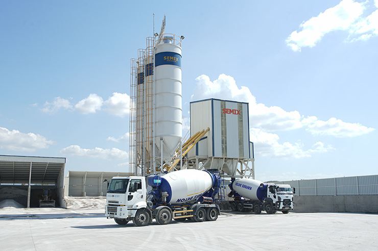 Turkuaz 130 centrale à béton - SEMIX - 130 m3/hr, stationnaire et haute performance_2