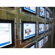 Ensemble de 9 porte affiches vitrine lumineux led a4 paysage - lumicadre - h:397*l:330mm_3