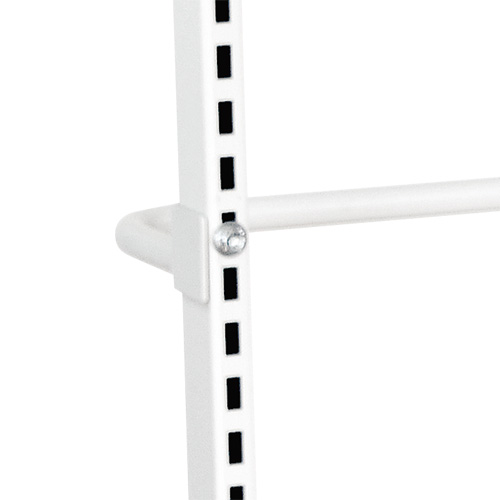 Desserte montants décentrés - hauteur 1650 mm - roulettes pivotantes Ø125 mm - tablette basse avec rebords_2