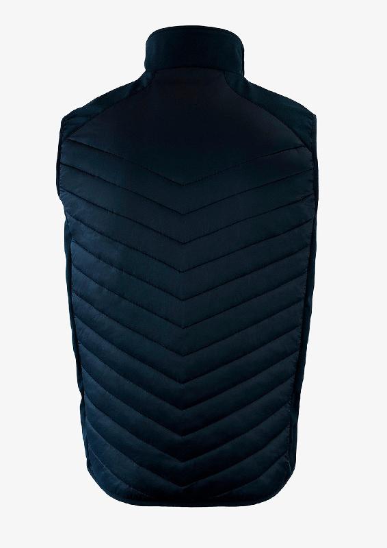 Gilet hybride - Isolation en fibre Sorona® Aura - Benton Homme - Bleu marine - Nimbus_2