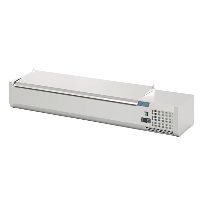 Saladette à poser avec couvercle Série G 6x GN 1/4 | Polar - DA680_2