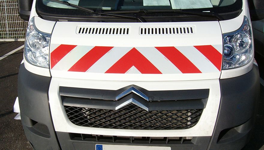 Adhésif rétro-réfléchissant - marquage véhicule - pano sign'service_2