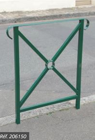 Barrière main courante HERITAGE en acier peint sur zinc - Longueur 800 ou 1500 mm - Plusieurs configurations possibles_2