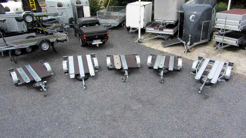 Remorque facile à utiliser à 1 essieu de 600 kg idéale pour le transport de 2 motos ou 400 kg - trigano tpm2s_2