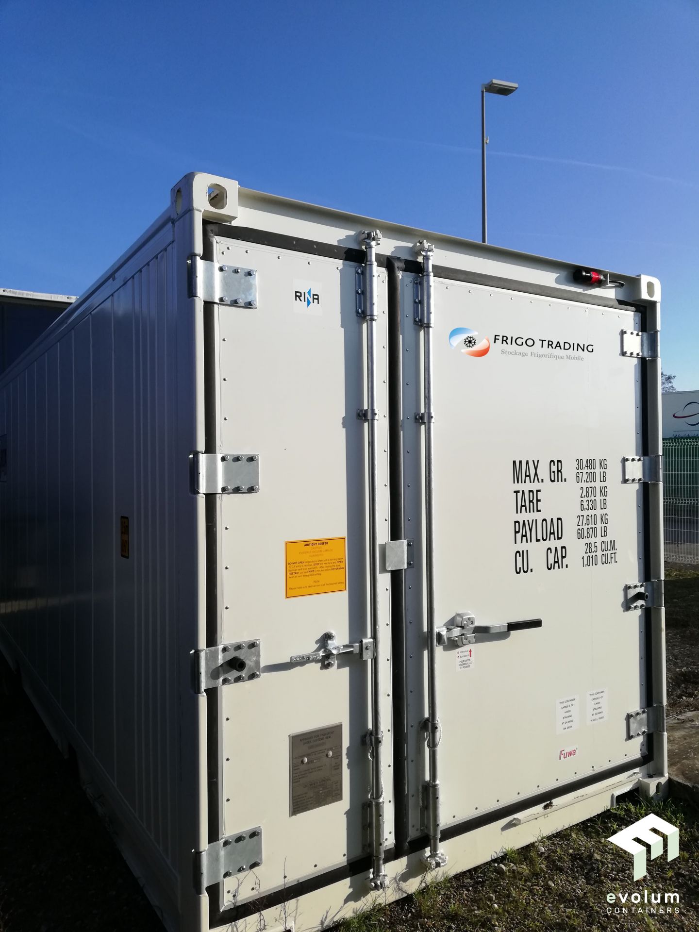 Container frigorifique 45 pieds - Stockage alimentaire ou non alimentaire sous température dirigée (froid positif ou négatif) - REEFER_3