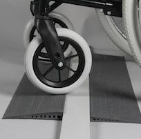 Mini rampes en caoutchouc MRC - adaptées aux petites différences de niveau - antidérapantes - marque Romus_2