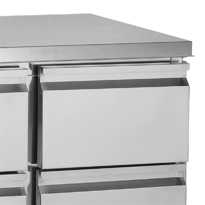 Comptoir de préparation de sandwich GN1/1 - 3 portes pleines à charnières | Tefcold - SS1435_2