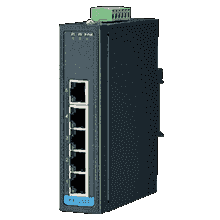 Switch rail DIN industriel 5 ports Ethernet 10/100 Mbps - boîtier métallique IP30 - alimentation redondante - Référence: EKI-2525-BE_2