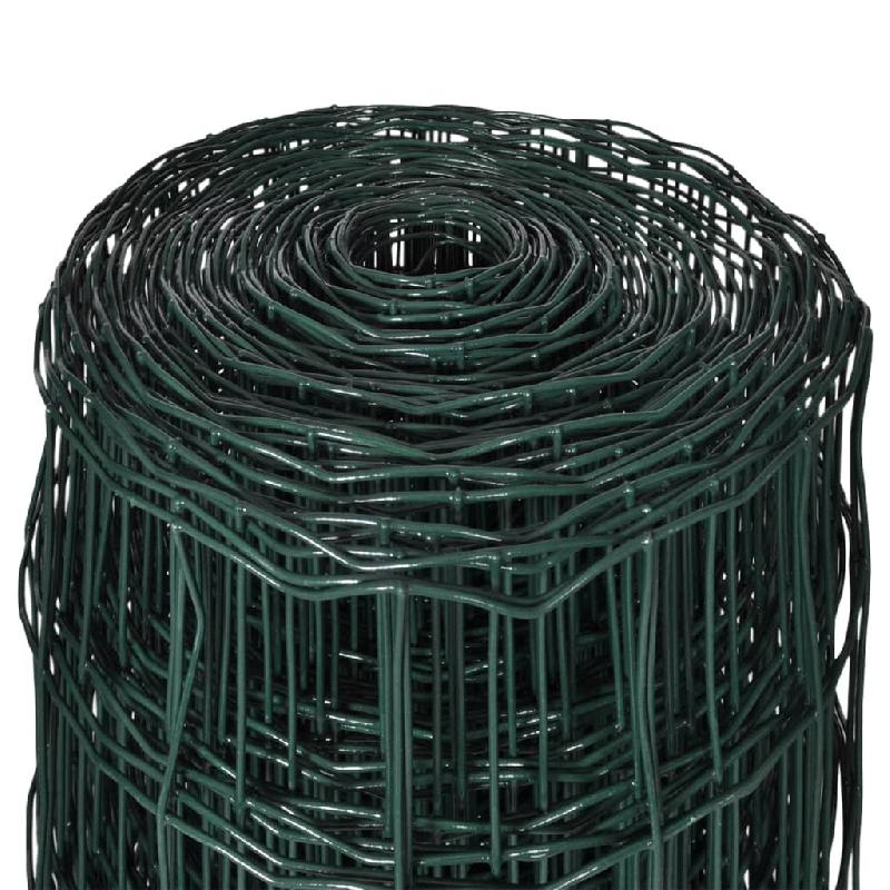 Vidaxl clôture euro acier 10 x 1,5 m vert 140587_2