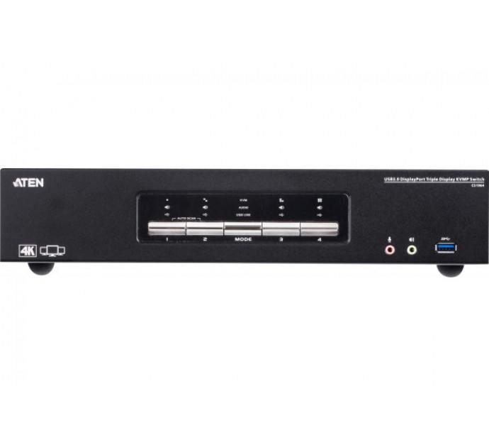 Aten CS1964 - Commutateur KVMP+ triple DisplayPort 4K USB 3.0/audio - 4 ports - Réf. 261965_2