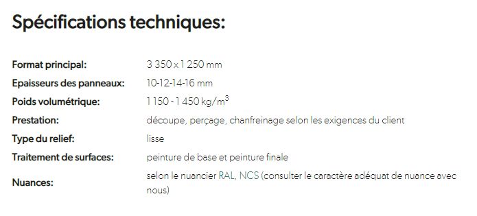 Finish - façades - panneaux Cetris 3 350 x 1 250 mm - épaisseur 10 à 16 mm, peinture RAL ou NCS_2