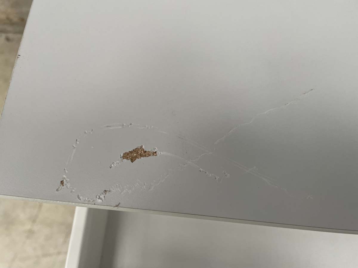 Meuble sous paillasse de laboratoire d'occasion - 3 tiroirs - Réf. P21091222_2