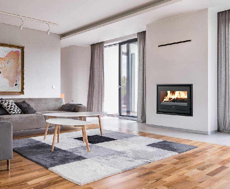 Insert à bois NEO 76 en acier - étanche - 10 kW_2