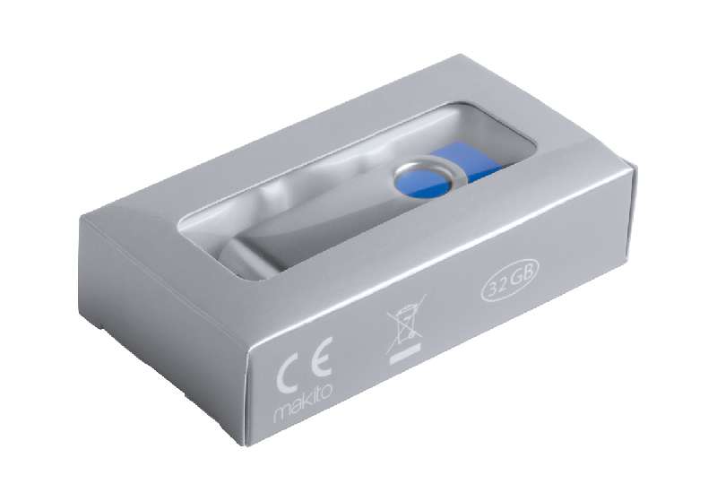 Clé USB publicitaire - Flash drive 16GB en métal et plastique - Livrée en boîte cadeau - USB 2.0_2