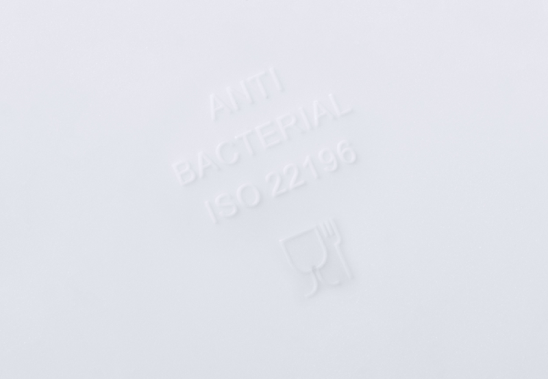 Lunch box antibactérien en plastique - 2 compartiments de 700 ml avec set de couverts et sangle élastique_2