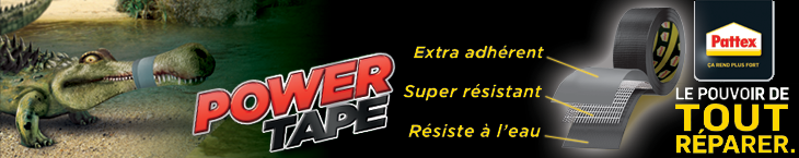 Adhésif de réparation PATTEX - Power Tape noir - 10m x 51mm - ultra résistant eau et intempéries_2