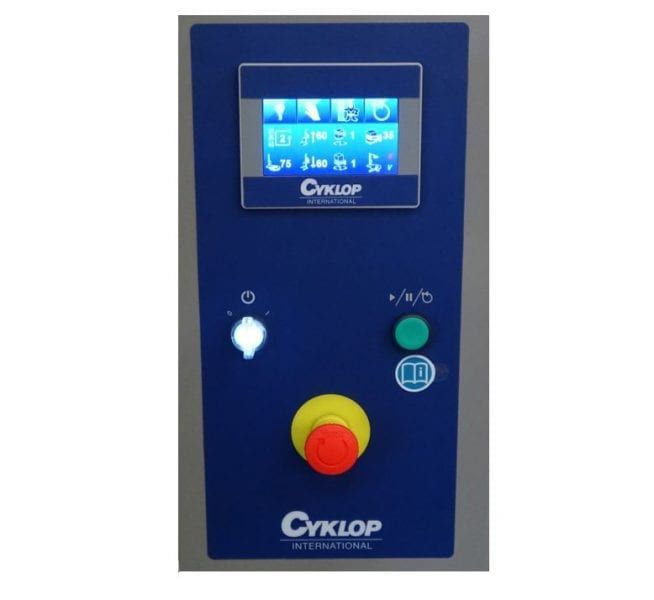 CTT 230 - Banderoleuse à plateau tournant Cyklop Belgium - Pré-étirement 300 % - Vitesse 12 tr/min_2