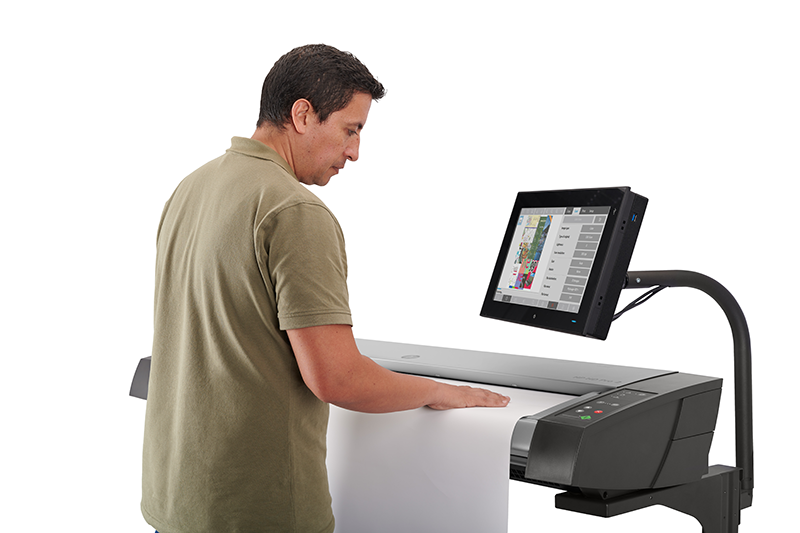 HP DesignJet HD Pro 2 - Scanner CCD haute précision - Résolution optique 1200 ppp - Largeur 42 pouces_2