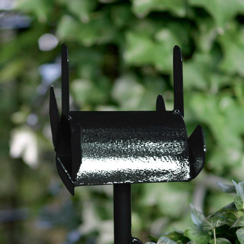 Peinture fer extérieur direct sur rouille HAMMERITE - Noir martelé - 0.25 L - Protection et décoration des métaux ferreux_2