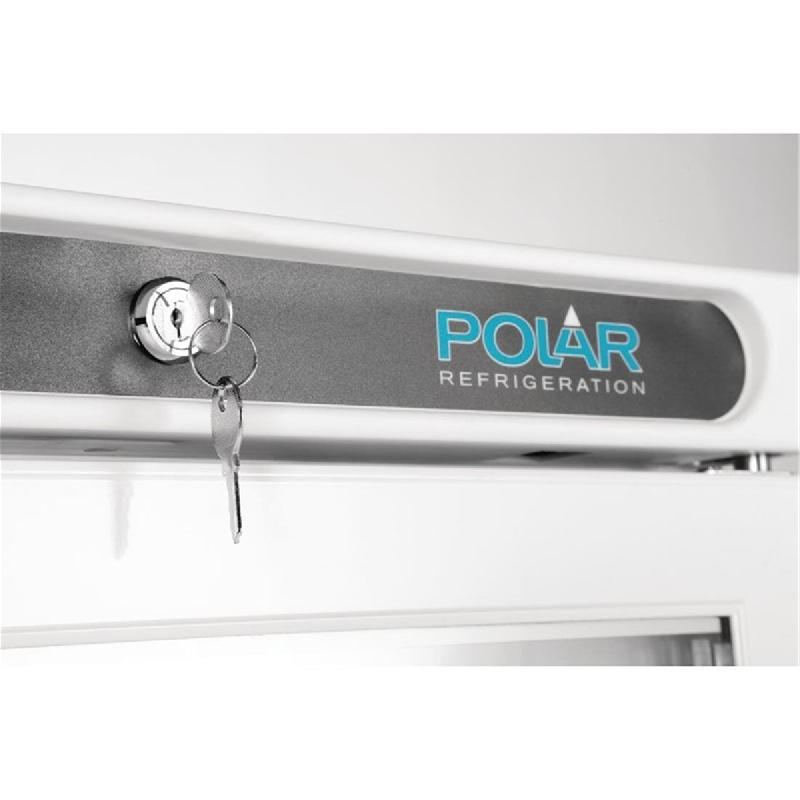 Vitrine réfrigérée négative 1 porte vitrée - Série C - 365L | Polar - CB921_2