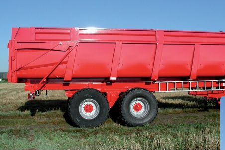 Châssis tubulaire robuste de la remorque semi-élévatrice B180BV