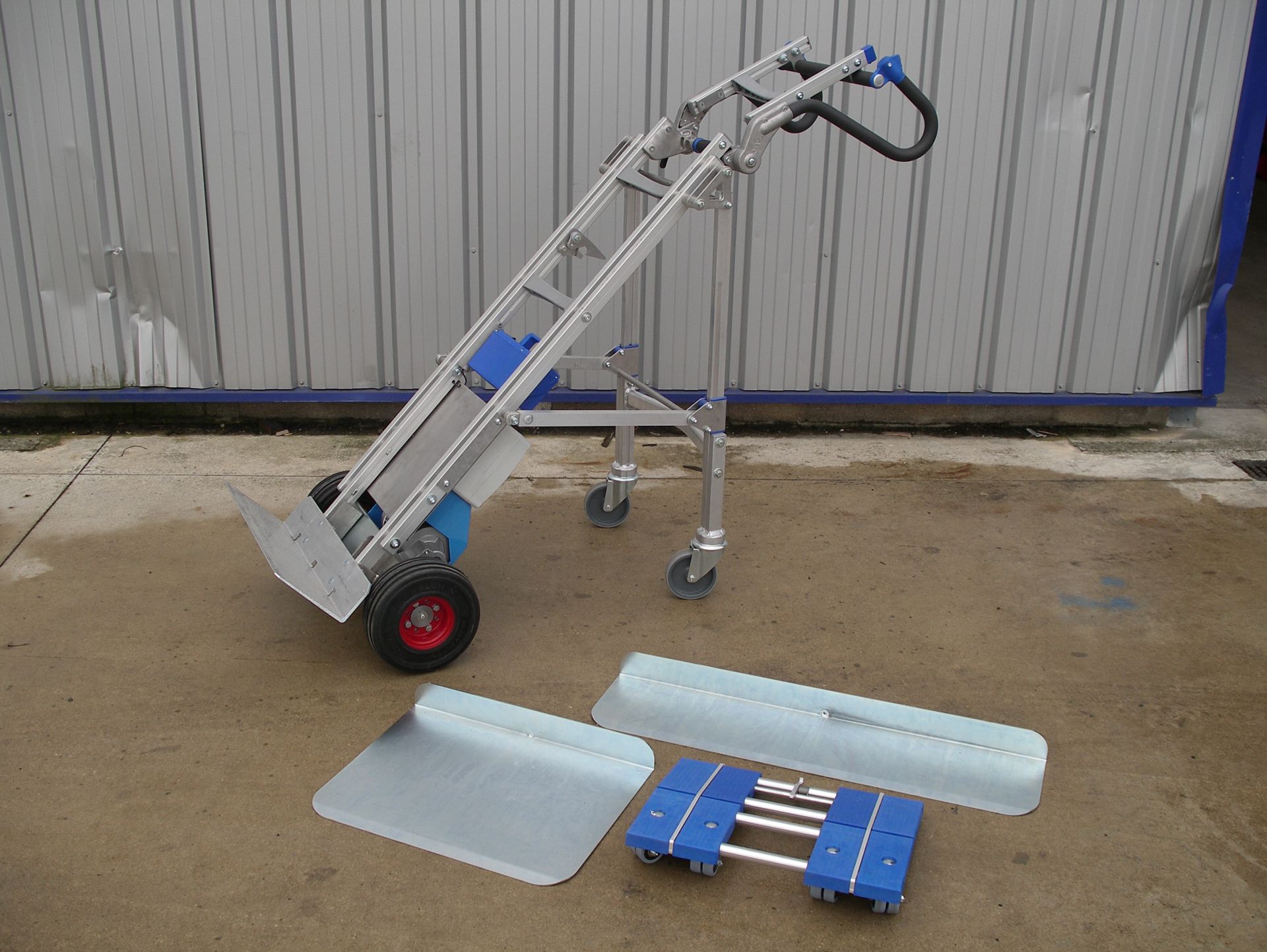 Diable de manutention motorisé - propulsion électrique - gros colis - aluminium_2