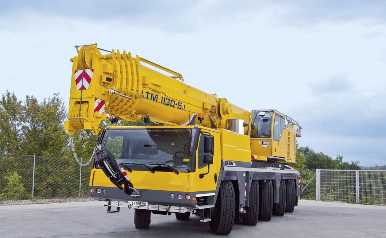 Flèche télescopique extensible jusqu'à 60 mètres de la grue LTM 1130-5.1
