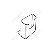 VPB0323 - Porte-brochure A6 vertical - VPC Display - Ht 9,8cm x Lg 11,1cm - Transparent et rigide_2