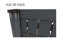 Zekit - occultant pour grillage Clotex - rigide, universel, dimensions 2,00 m & 2,50 m_2