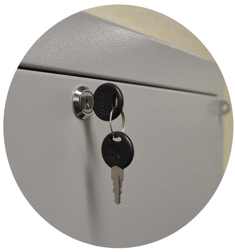 Armoire de stockage sécurisée - Arabox pour PC portable - Fixation murale - 19'' max - Garantie 5 ans_2