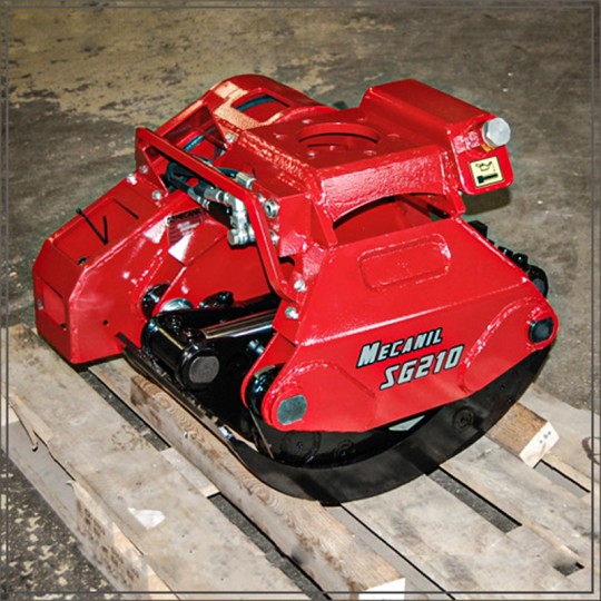 Grappin avec électrovanne intégrée pour réduction des lignes hydrauliques