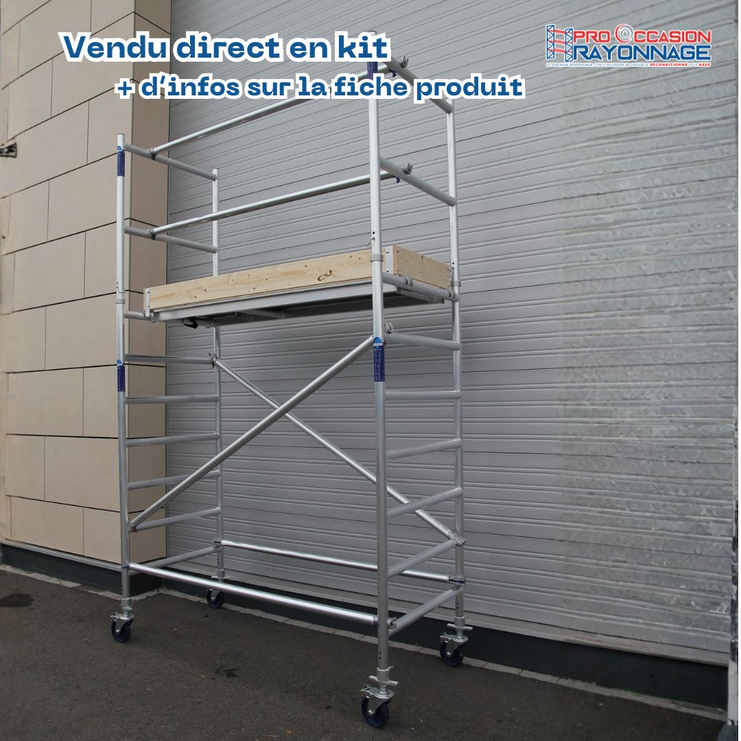 Kit échafaudage Tour Roulante – Neuf - Hauteur de travail : 10,30 mètres_2