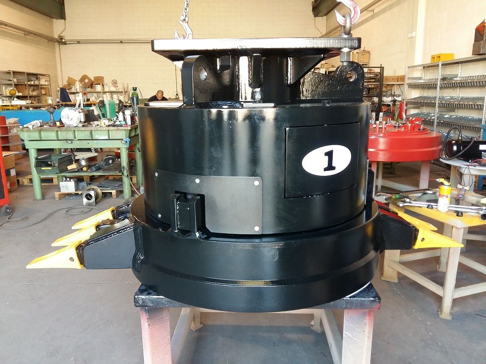 Electro aimants montage dirigé par platine pelles 4 à 70 tonnes_2