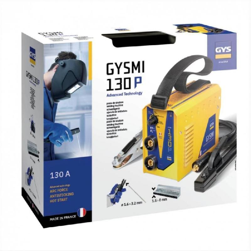 Poste à souder inverter GYS GYSMI 130P - léger, compact, courant continu, pour acier, inox et fonte_2