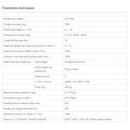 ZLP1000 - Nacelle suspendue SUCCÈS - Charge 1000kg - Puissance de levage 2 x 2.2kW_2