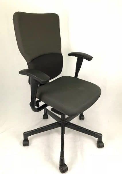 Fauteuil ergonomique Steelcase Let's B Noir d'occasion - réglages intuitifs, design moderne et durable_2